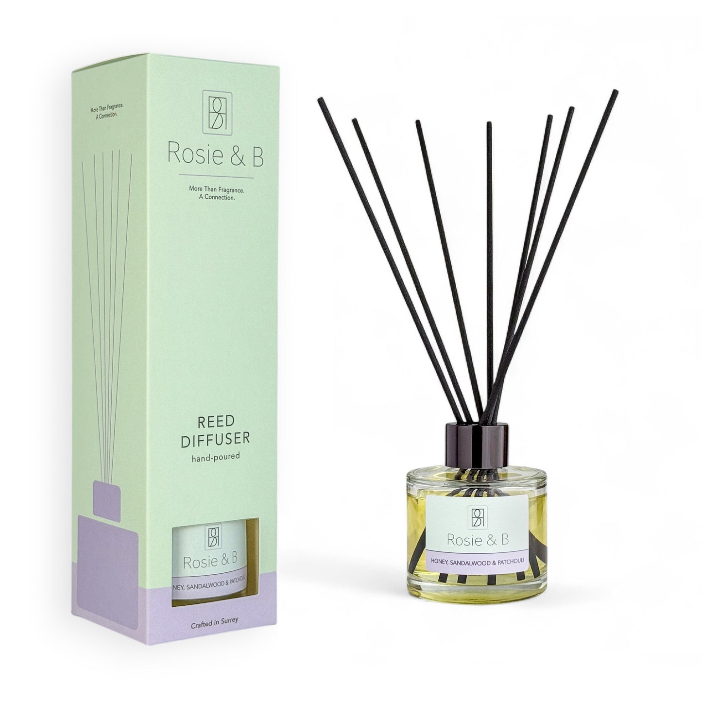Honey, Sandalwood & Patchouli Reed Diffuser