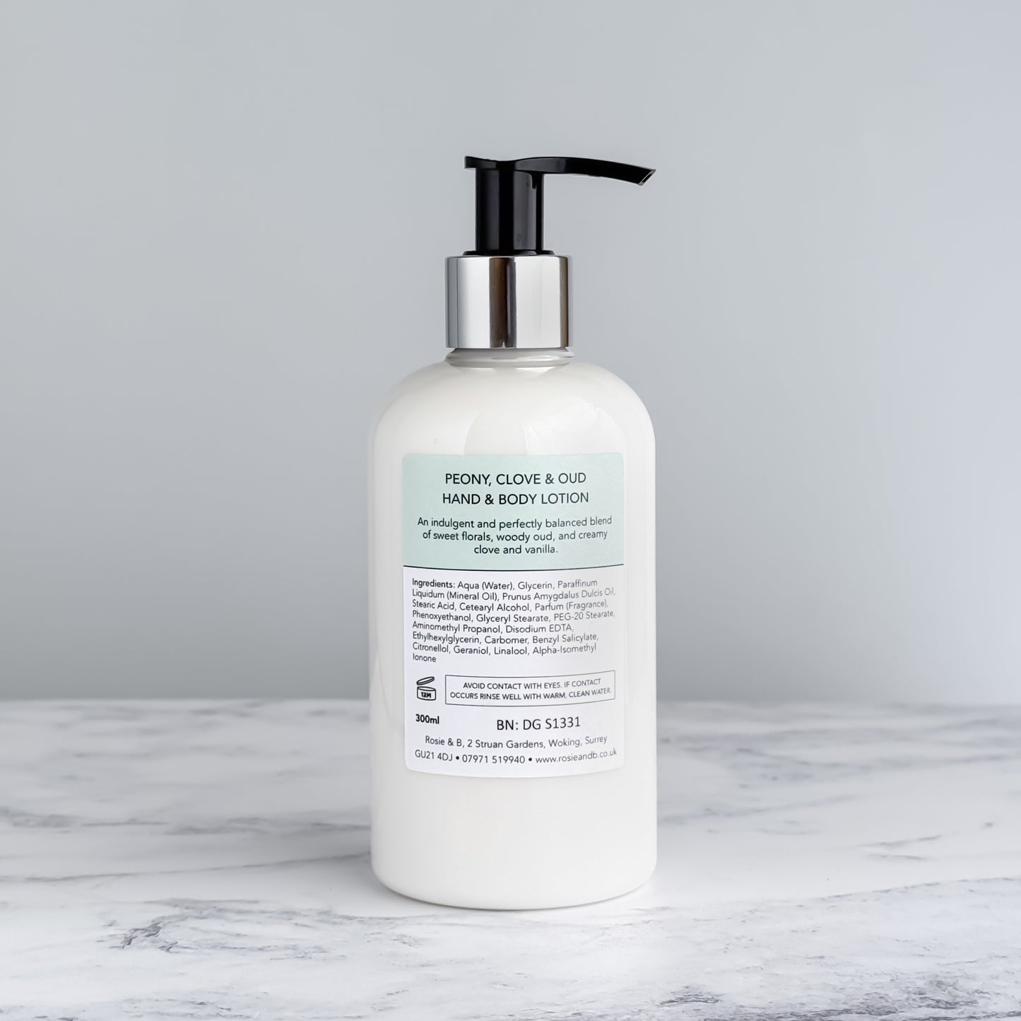 Peony, Clove & Oud Gift Box — Hand Wash and Hand & Body Lotion