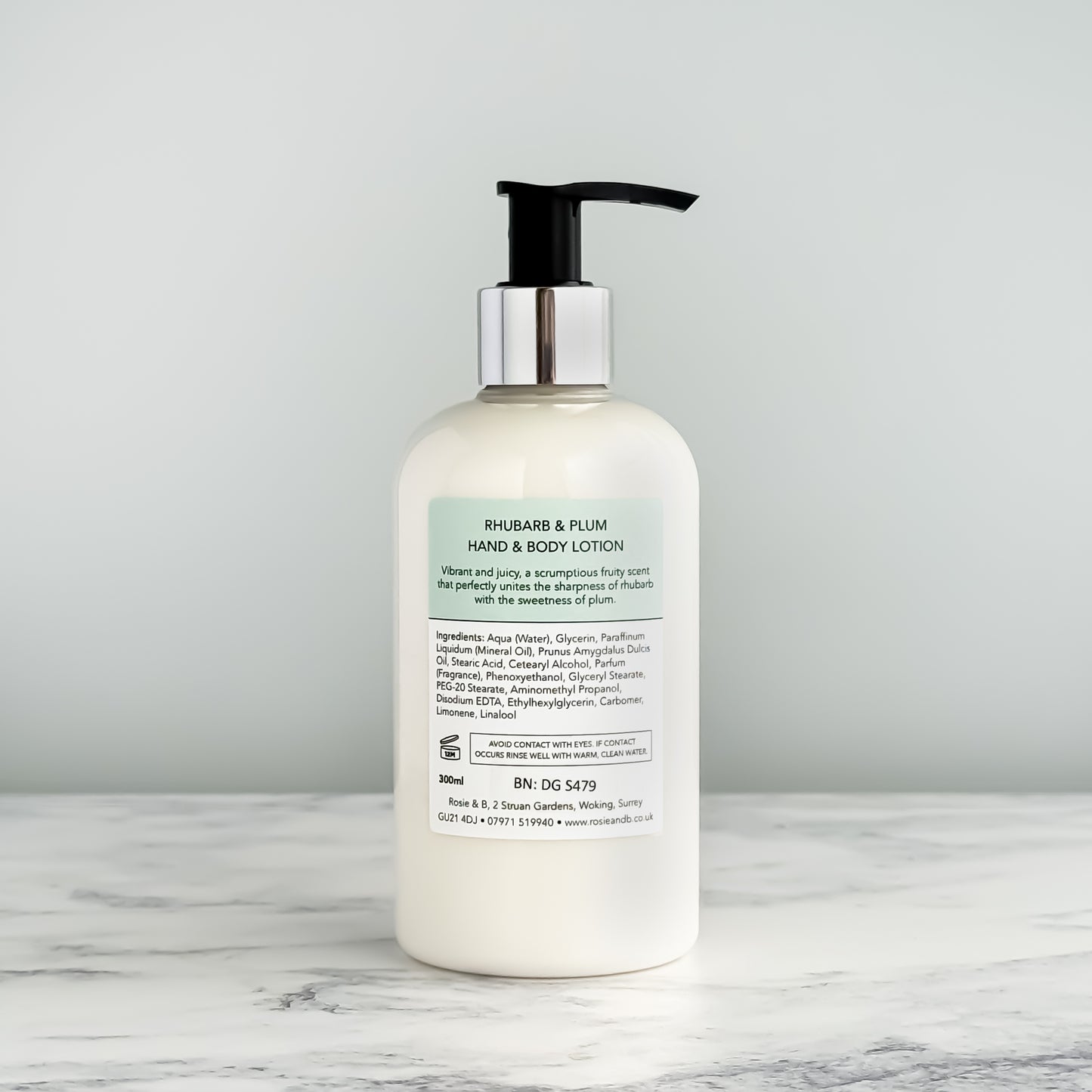 Rhubarb & Plum Gift Box — Hand Wash and Hand & Body Lotion