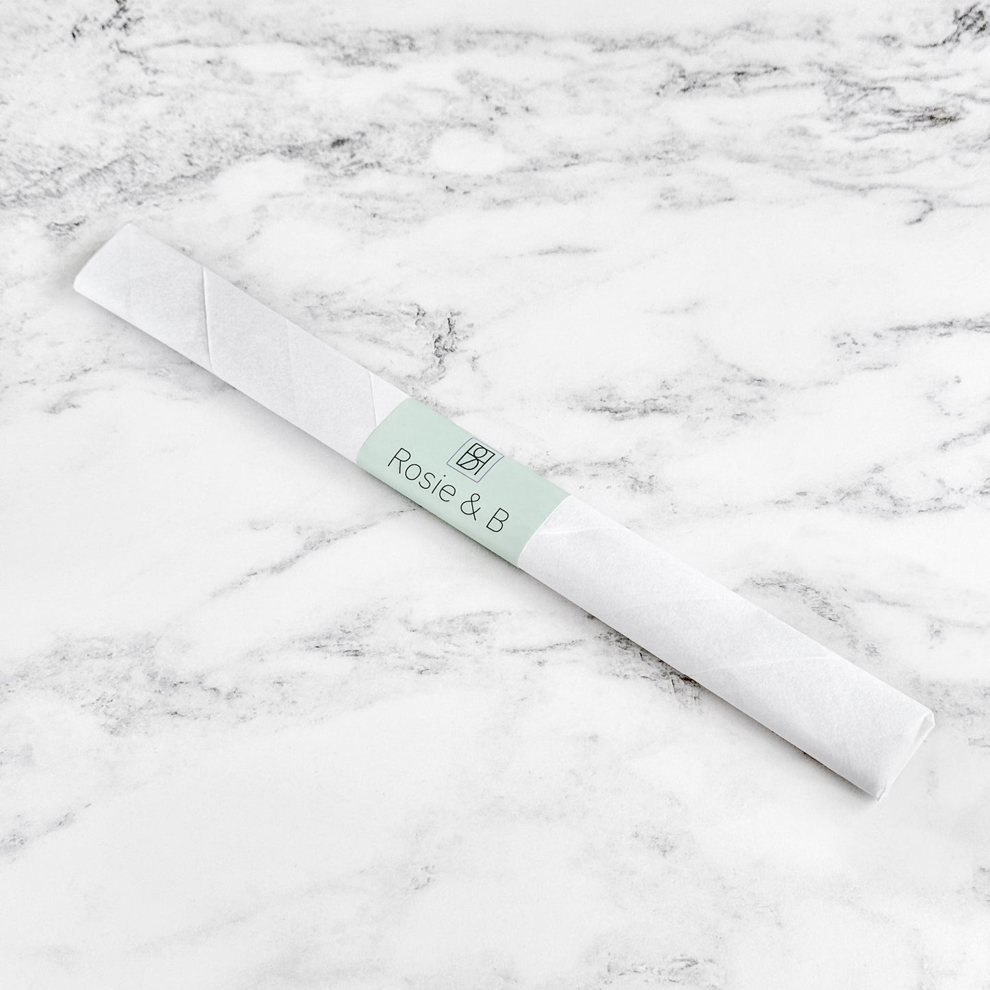 Rosie & B diffuser reeds packet with label