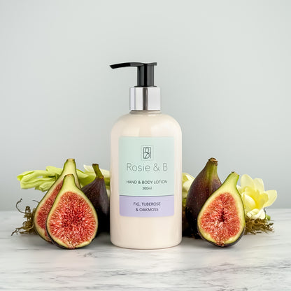 Fit, Tuberose & Oakmoss Hand & Body Lotion bottle