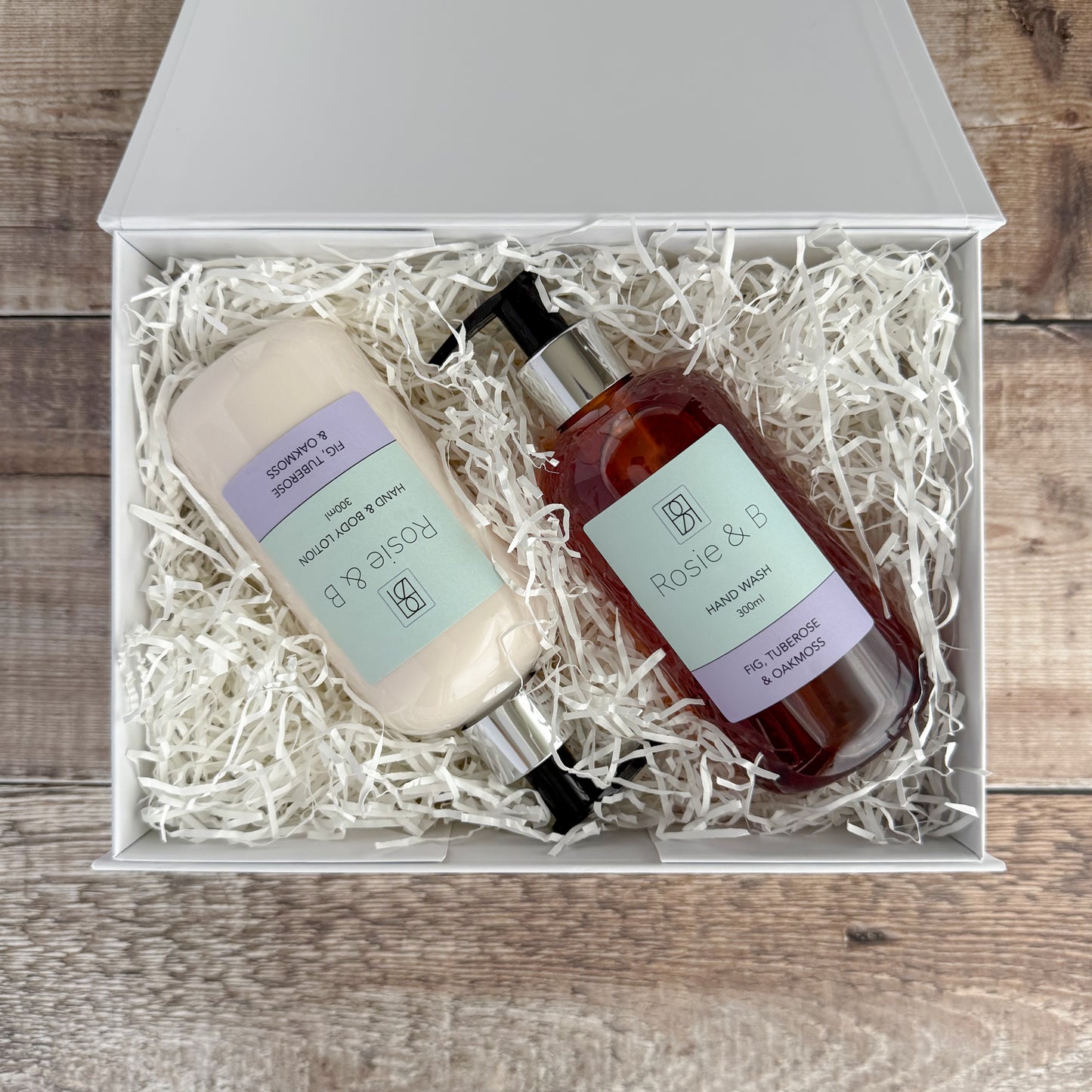 Fig, Tuberose & Oakmoss Gift Box — Hand Wash and Hand & Body Lotion