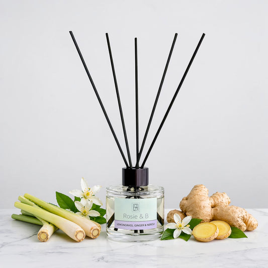 Lemongrass, Ginger & Neroli reed diffuser
