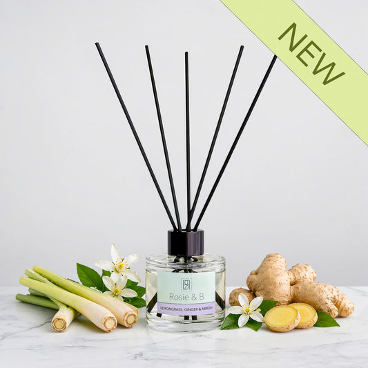 Lemongrass, Ginger & Neroli reed diffuser