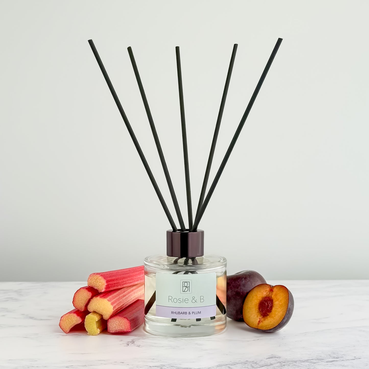 Rhubarb & Plum Gift Box — Reed Diffuser and Hand Wash