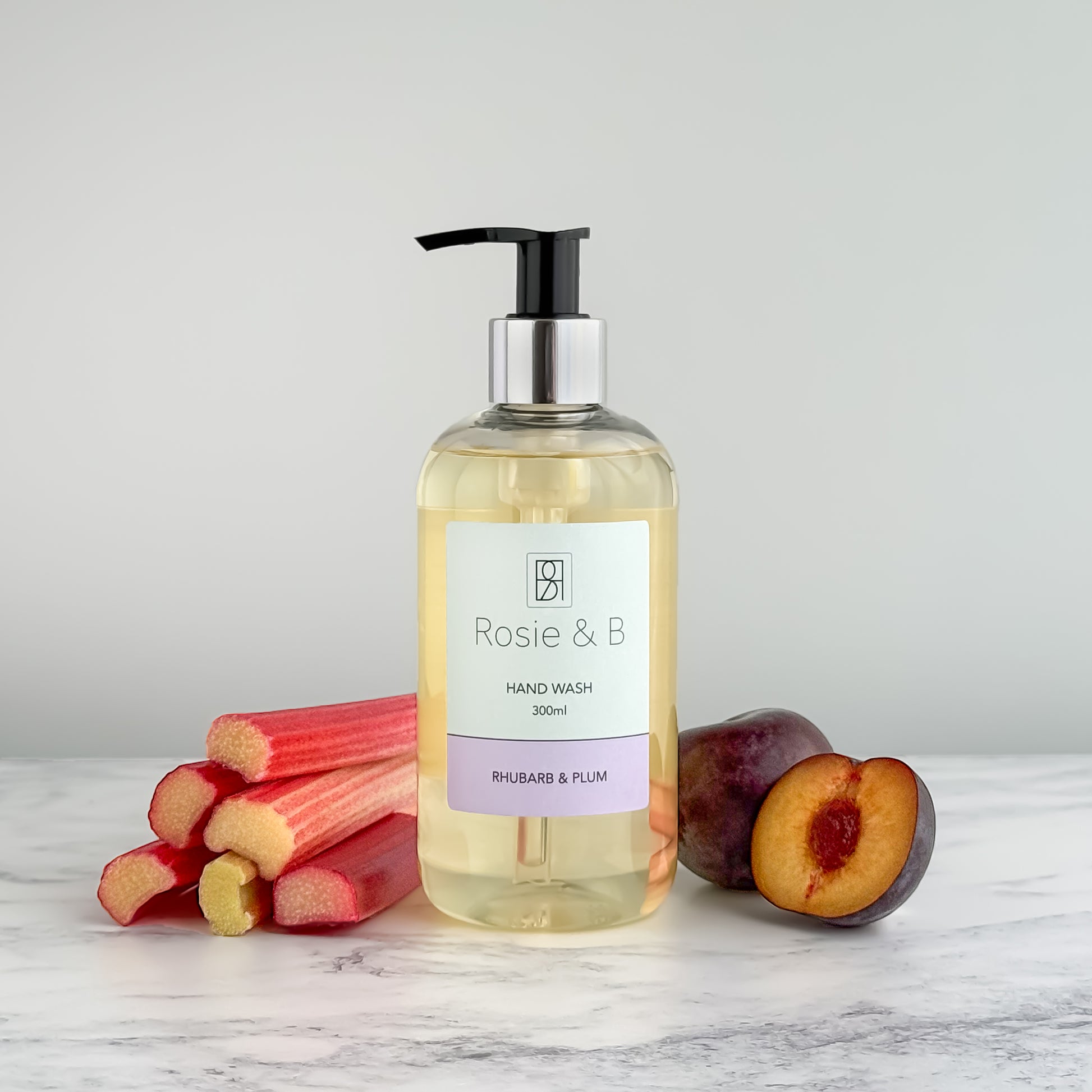 Rhubarb & Plum Hand Wash bottle